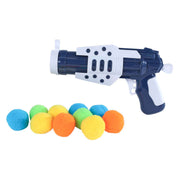 Pistool met 11 zachte balletjes 17,5cm - afbeelding 1