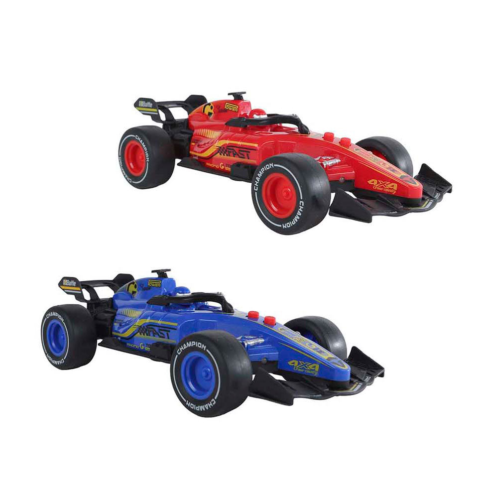 Attrito automatico da gara formula a 2 giochi con luce e suono, 19 cm