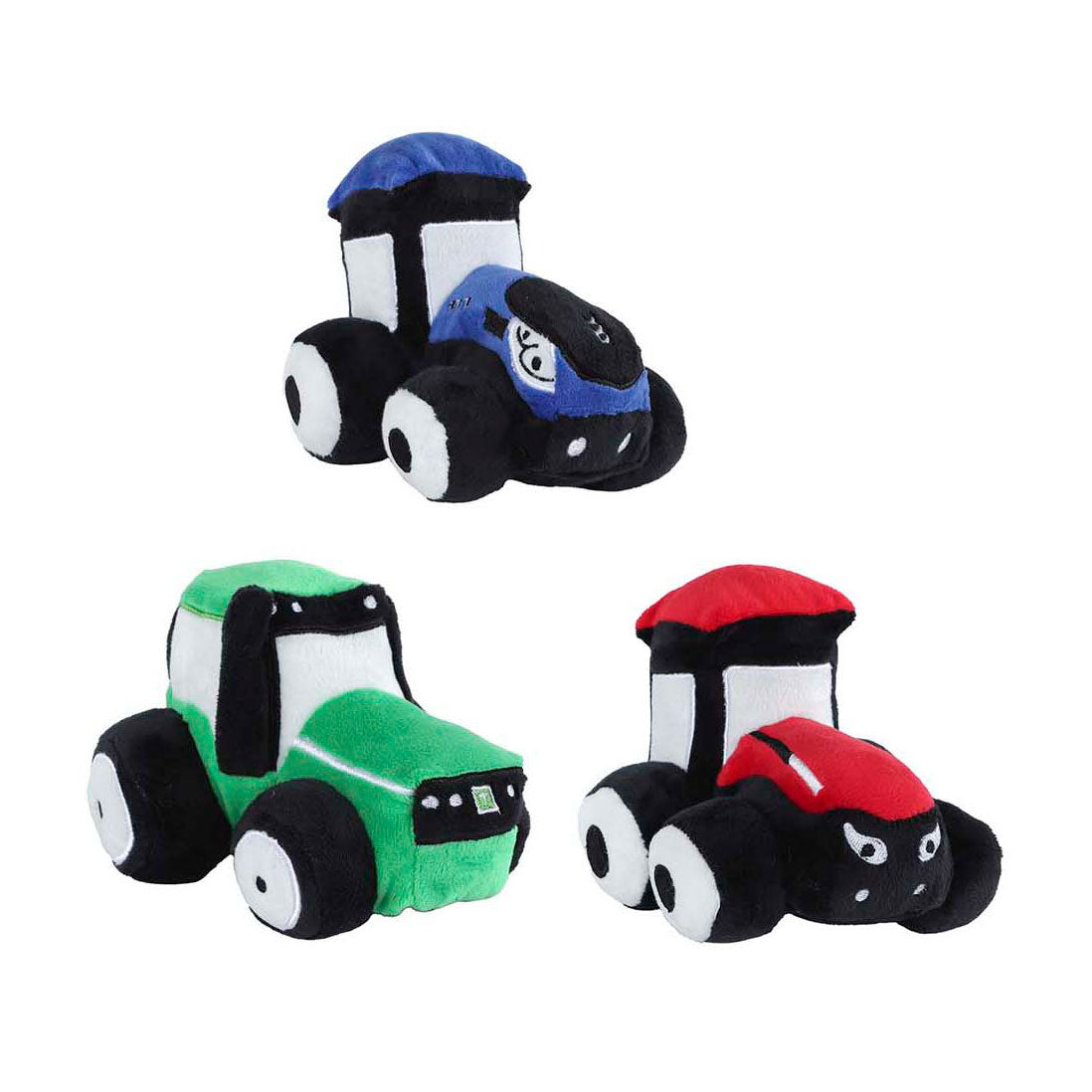 Tractor de peluche con forma de globo terráqueo para niños, 13 cm