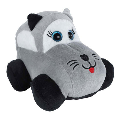 Mini club pluche dier auto knuffel speelgoed 15cm multi kleuren.