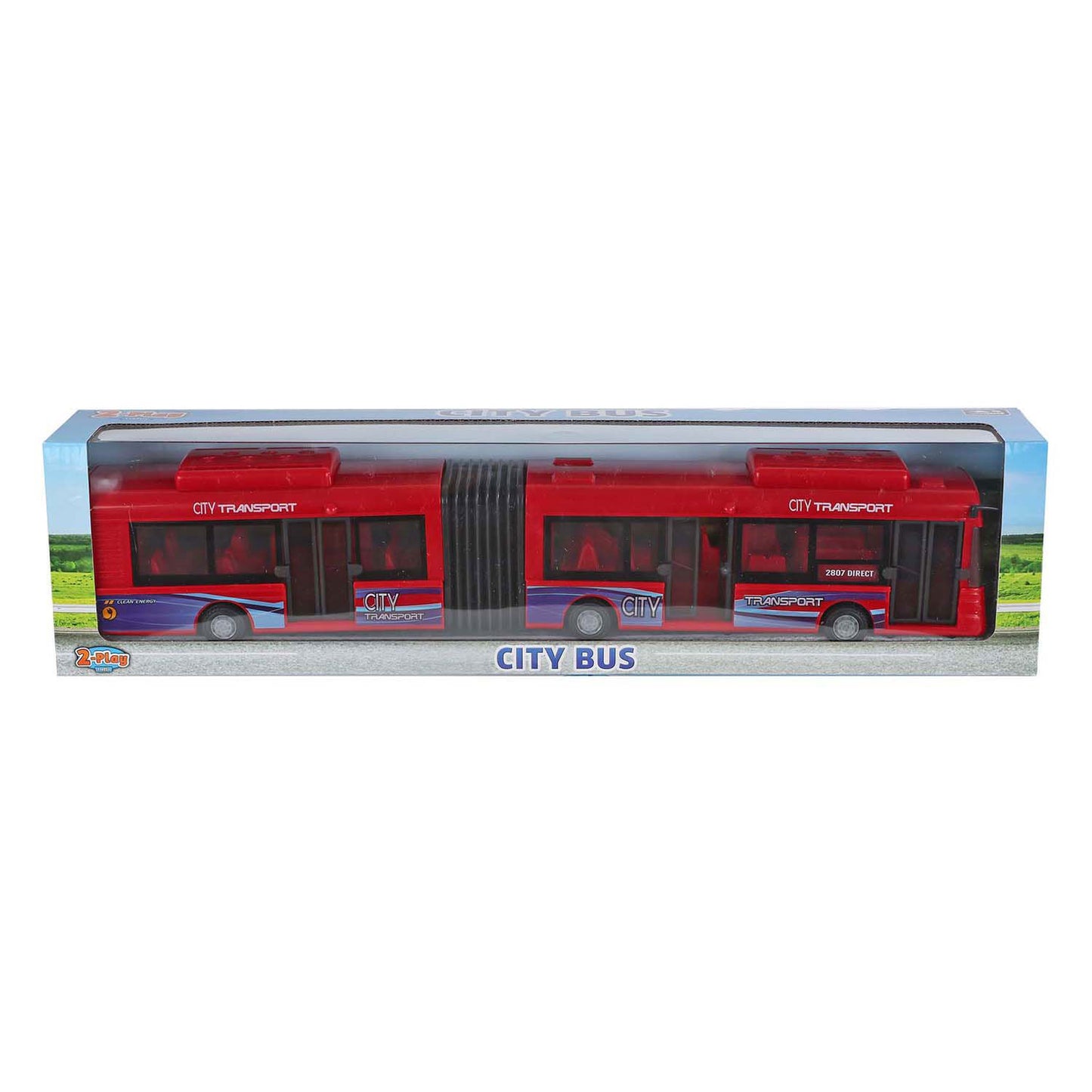 Bus articolato a 2 giochi, 39 cm