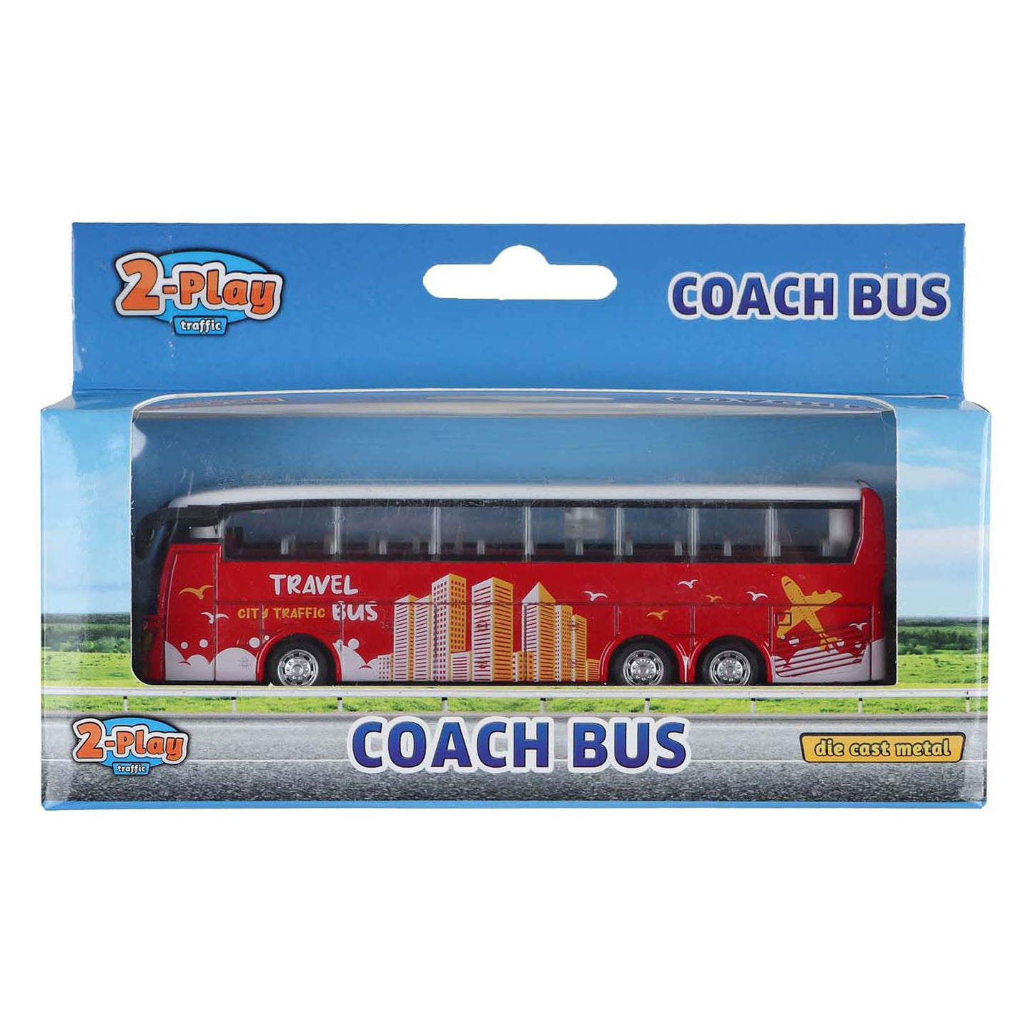 2-Play Bus Diecast, 12.5 cm