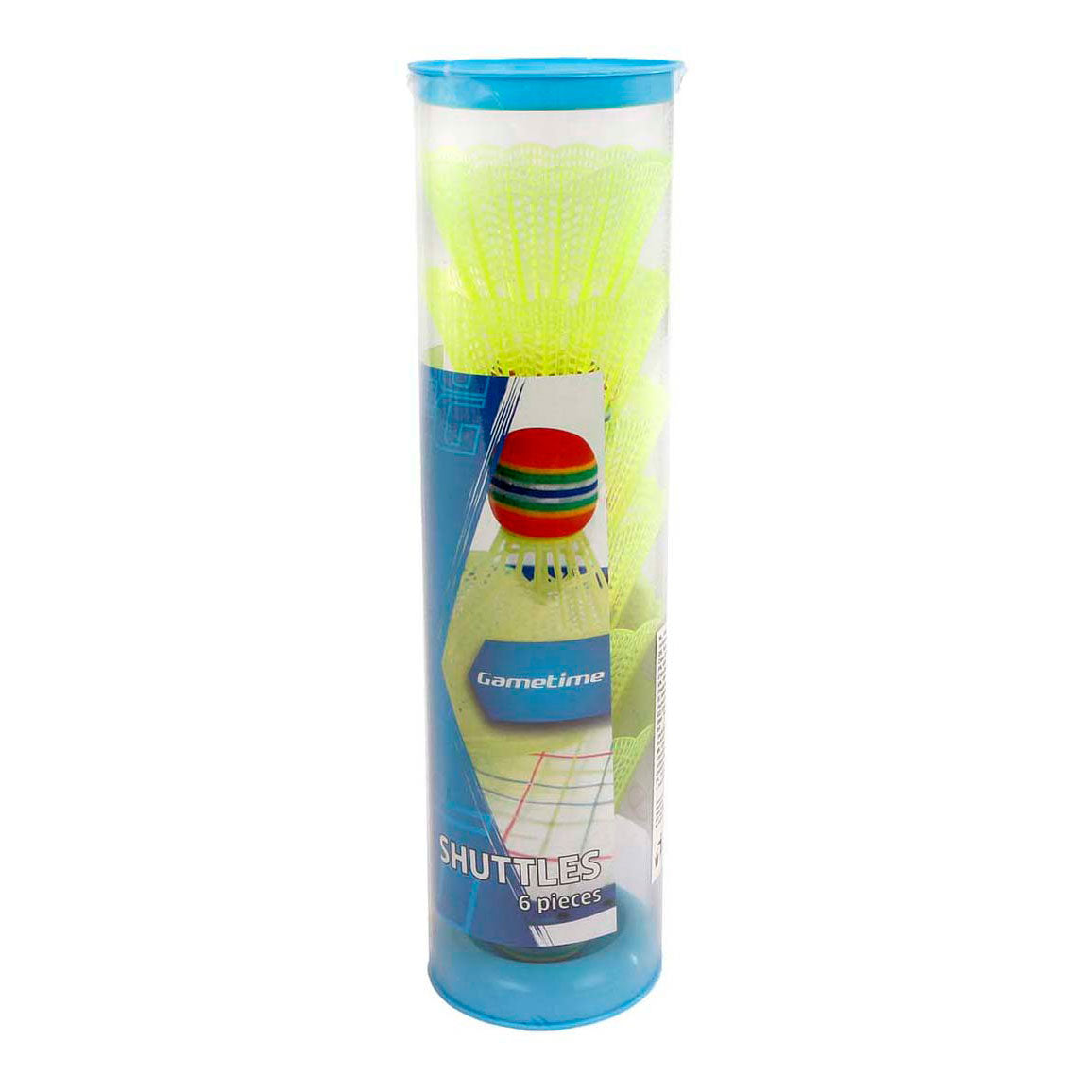 Gametime Nylon Shuttle Giallo con schiuma testa 6st.