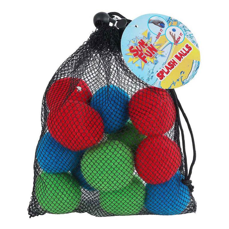 Sun Fun 12 Waterball colorato in borsa, 6 cm