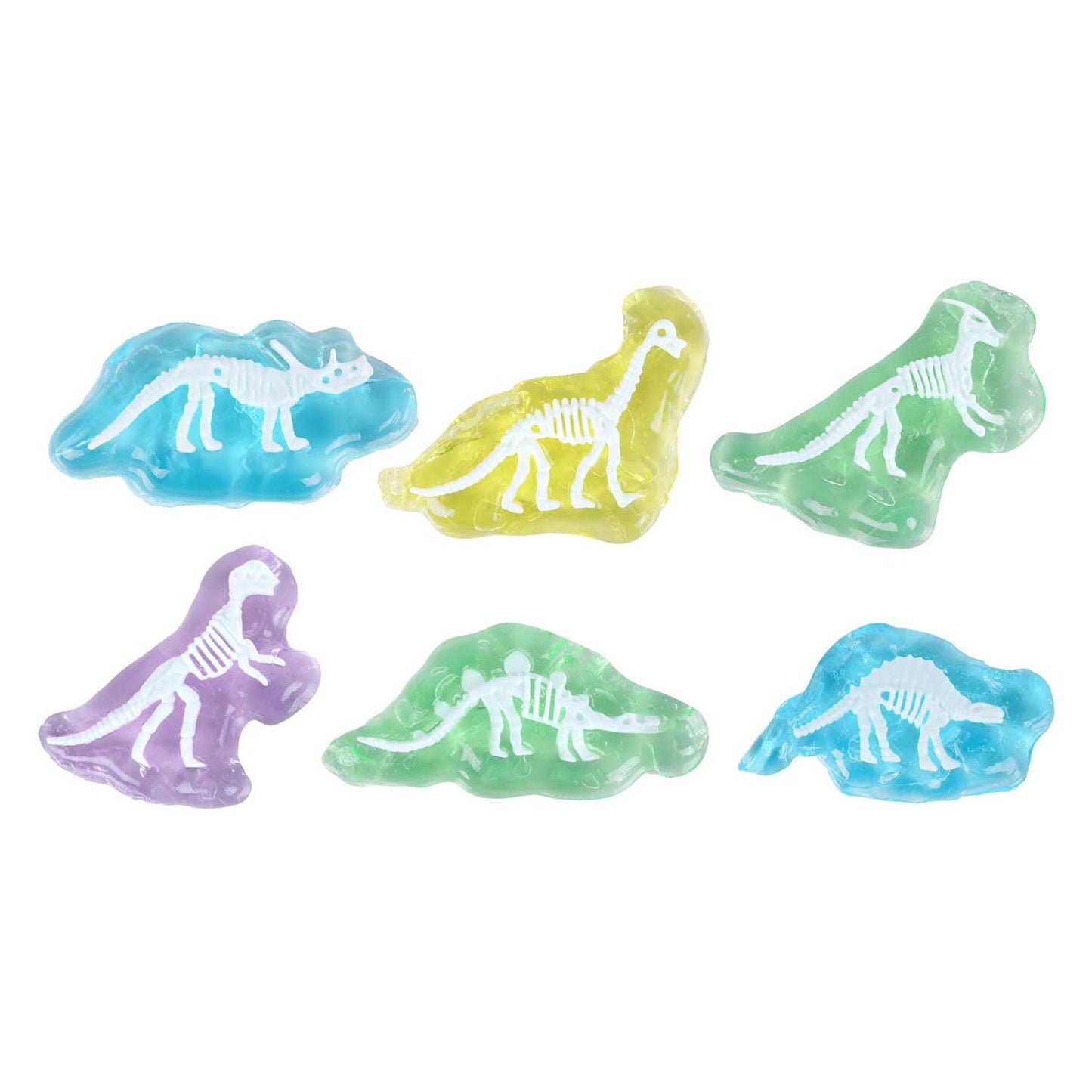 Scheletro di Dinoworld con melma di dinosauro