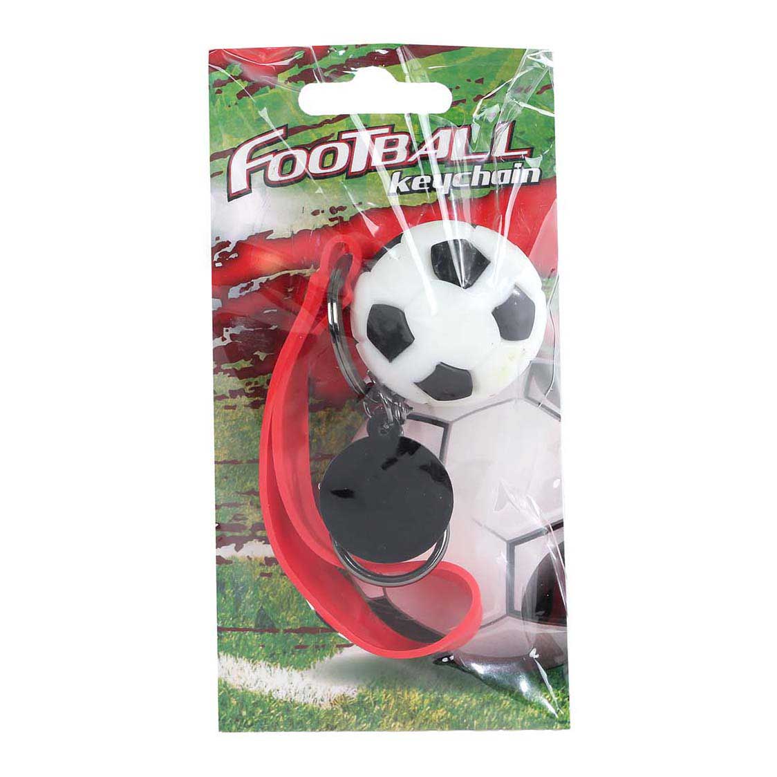 Portachiavi da calcio con cordino e clip