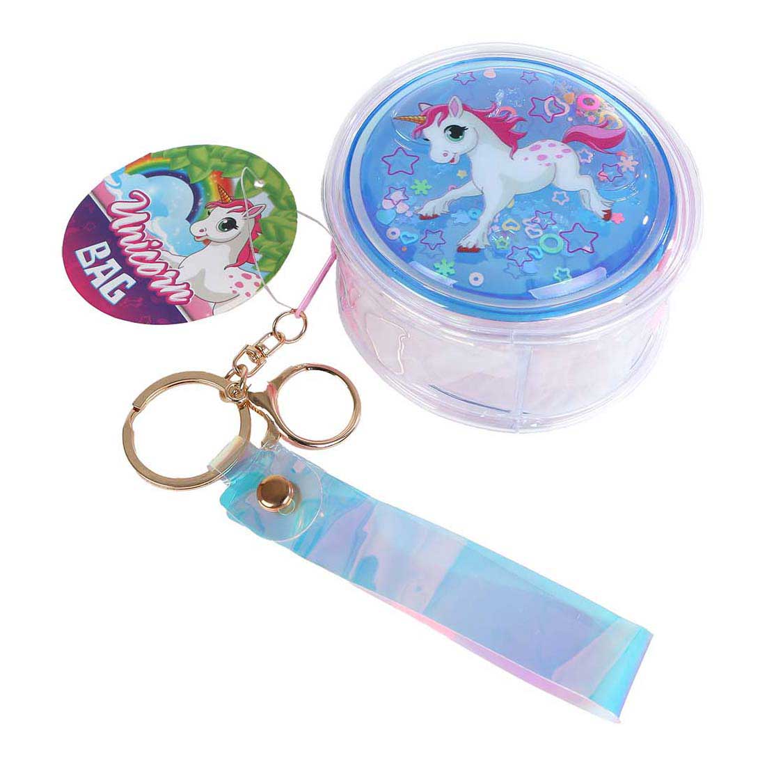 Cartera holográfica de unicornio