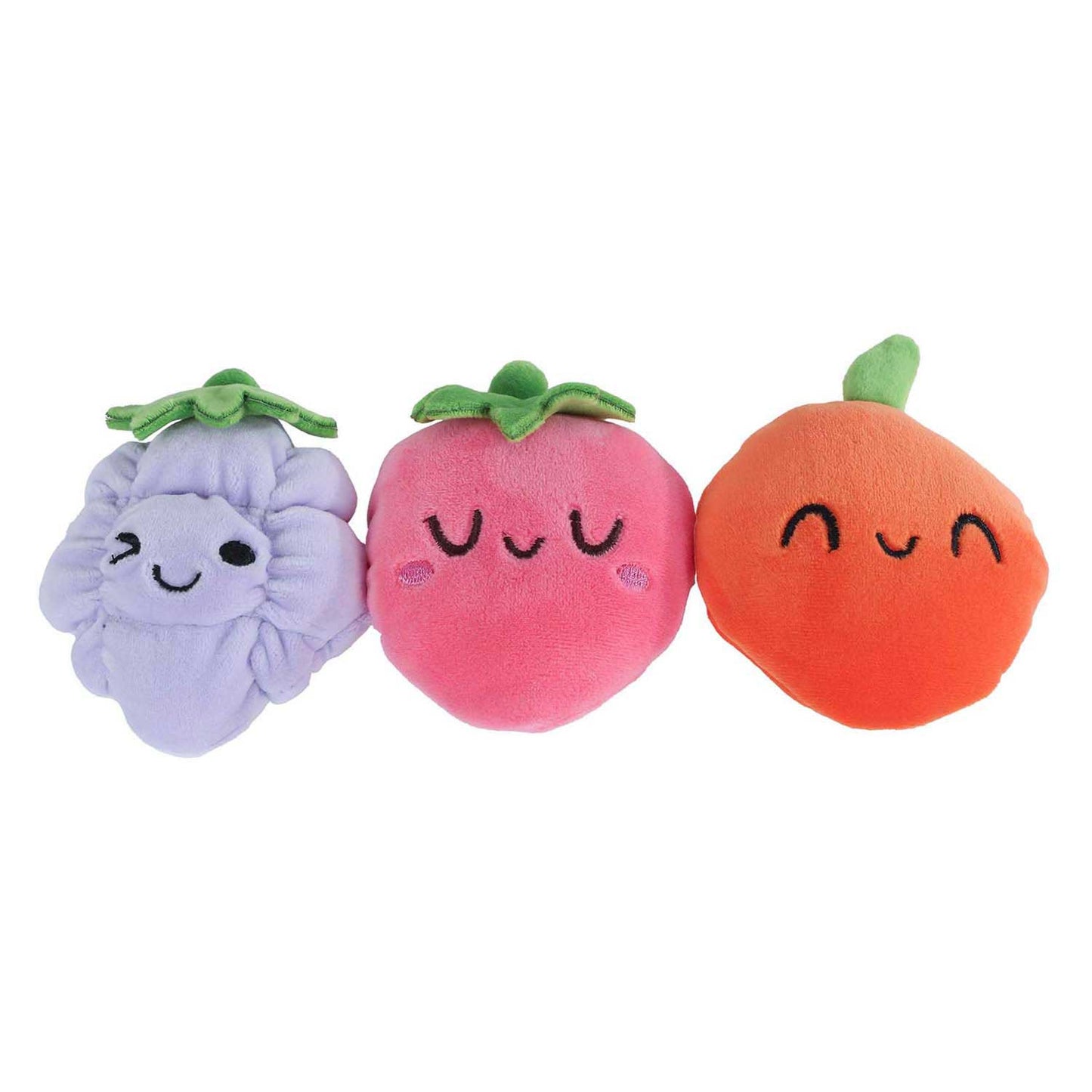 Menú esponjoso batido de peluche con fruta - 20cm