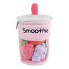 Menú esponjoso batido de peluche con fruta - 20cm