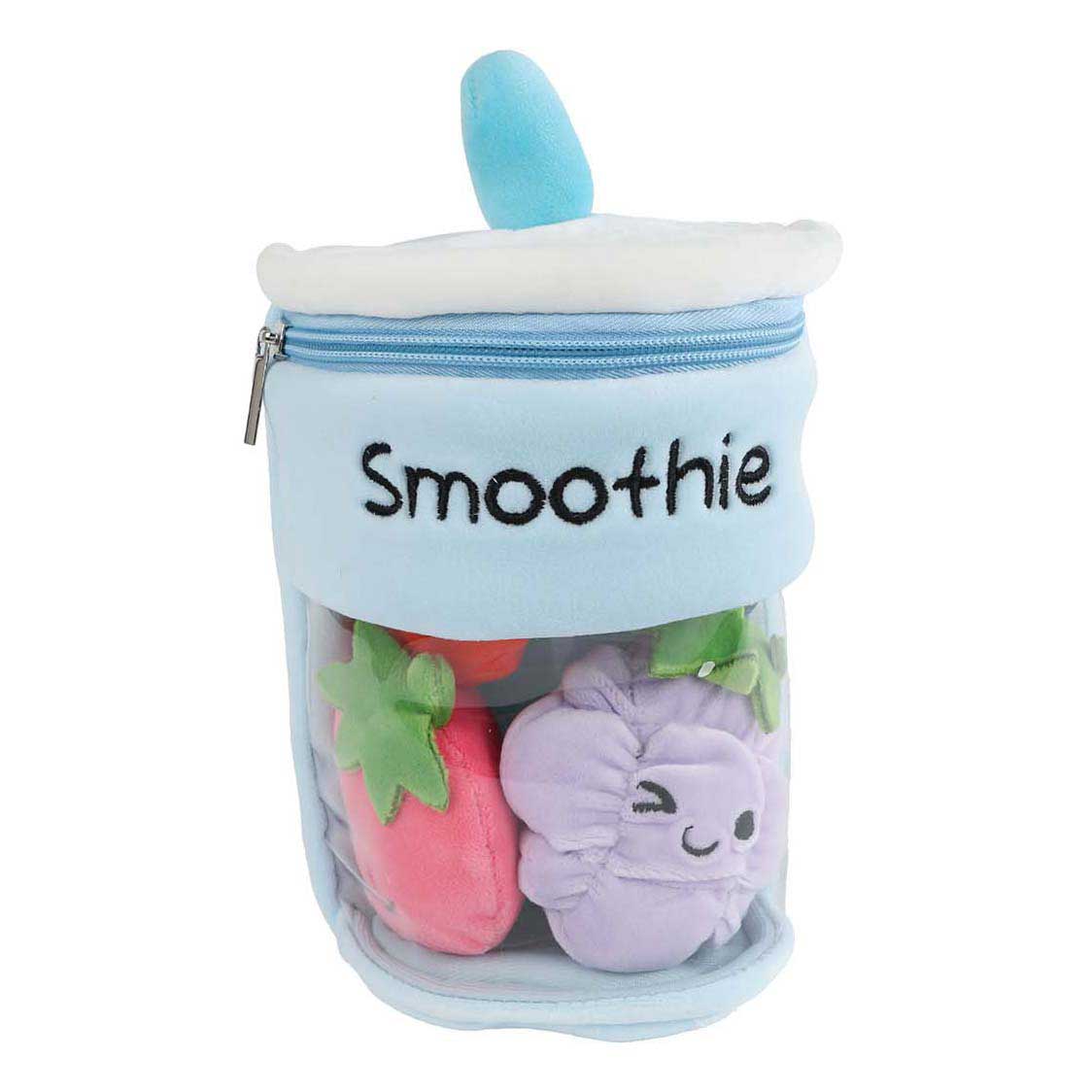 Menú esponjoso batido de peluche con fruta - 20cm