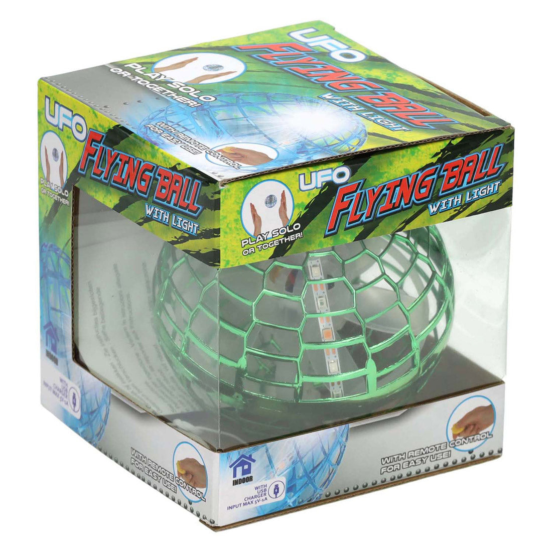 Bola voladora OVNI con luz USB