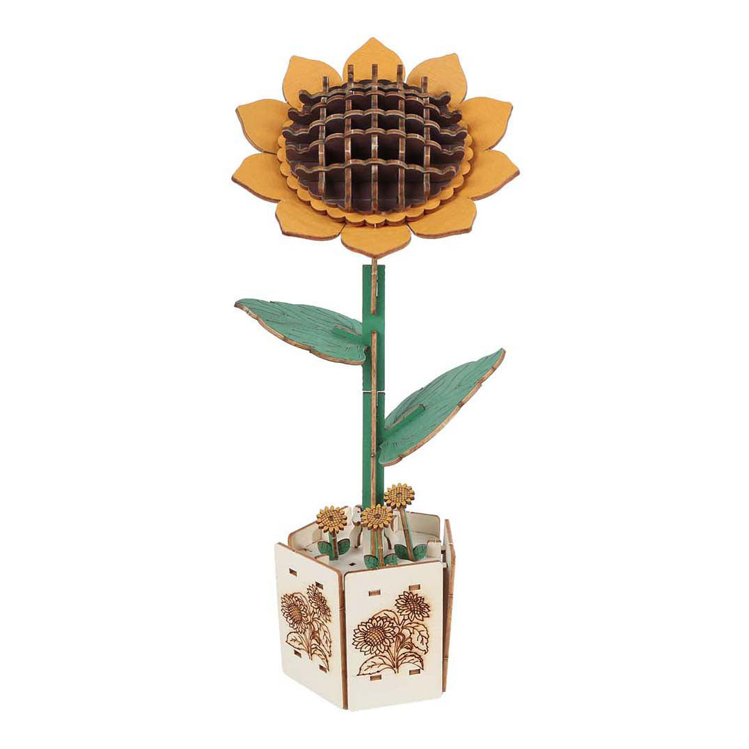 Maak je eigen houten bloemen - 20,5cm