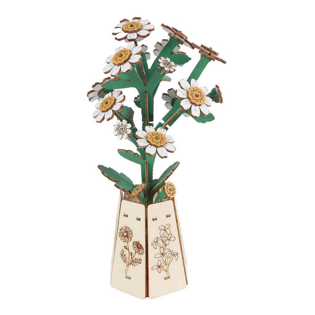 Maak je eigen houten bloemen - 20,5cm