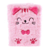 Quaderno glamour con gatti birichino A5 rosa - 80 pagine.