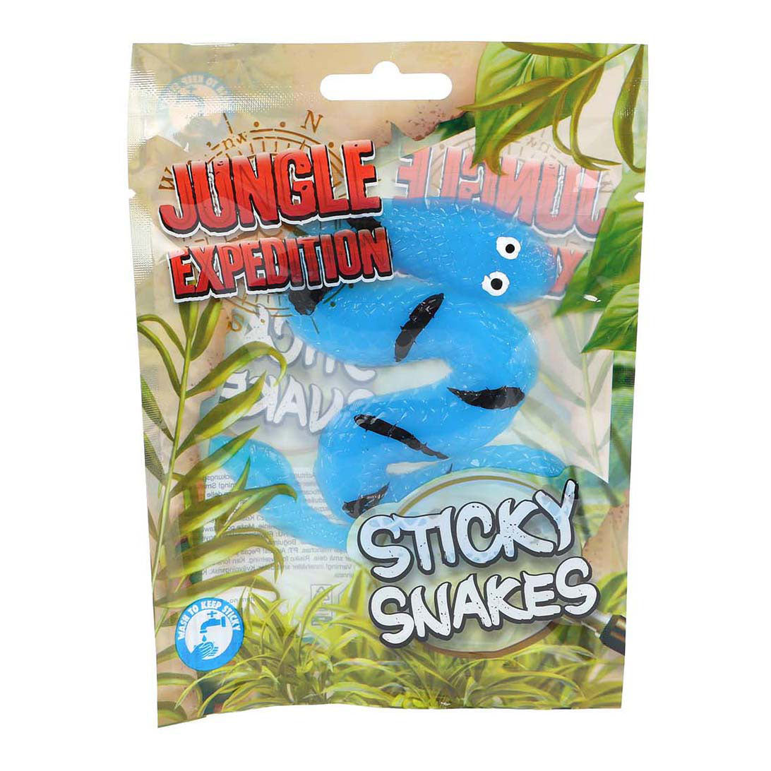 Serpientes pegajosas de expedición a la jungla