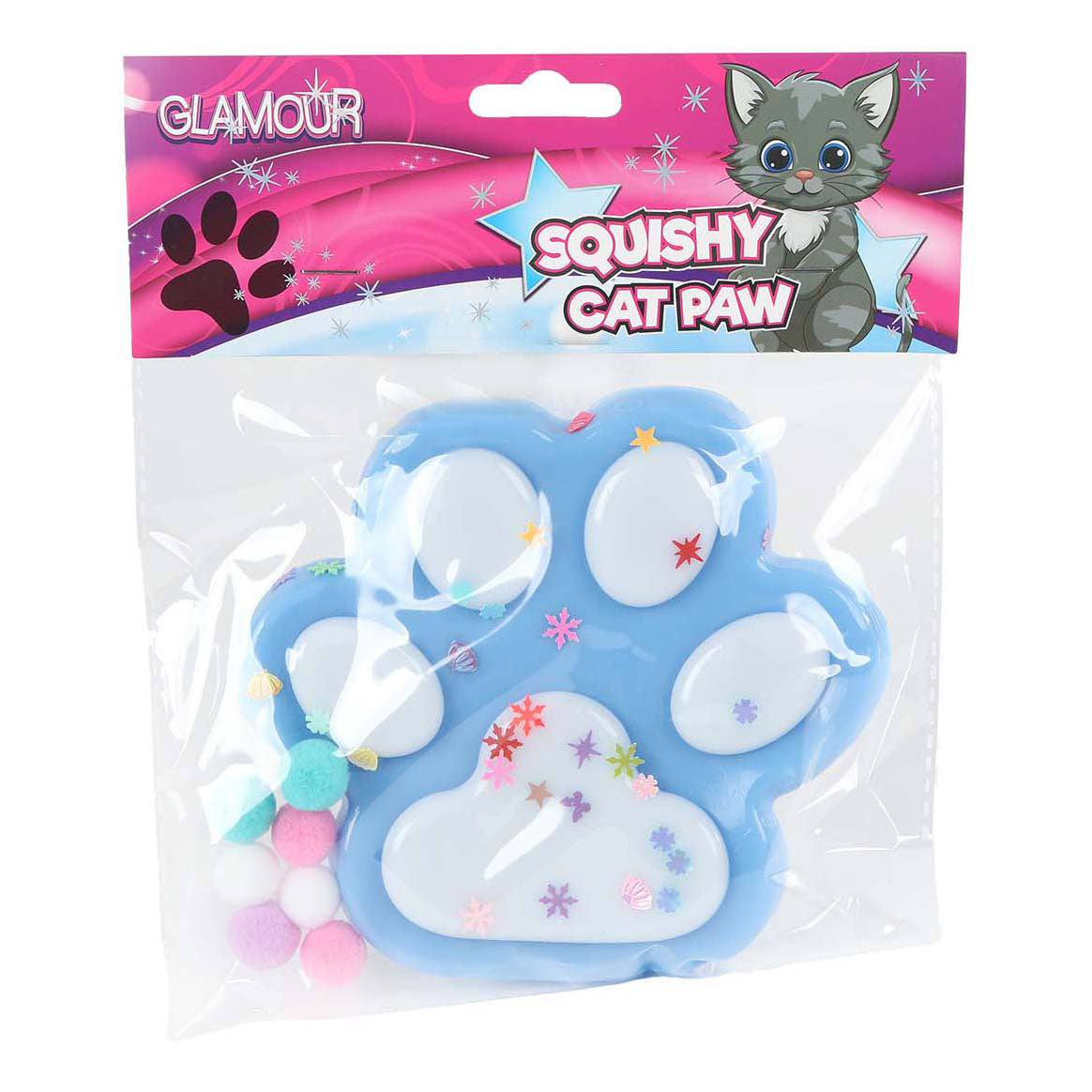 Mega zampa di gatto squishy glamour 12,5 cm