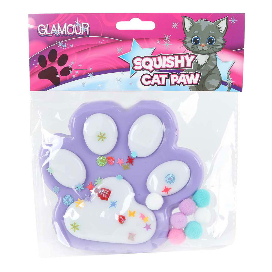 Mega zampa di gatto squishy glamour 12,5 cm