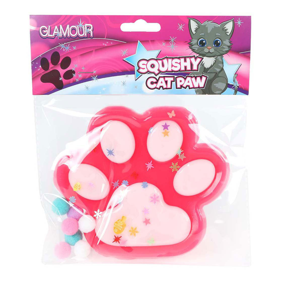 Mega zampa di gatto squishy glamour 12,5 cm