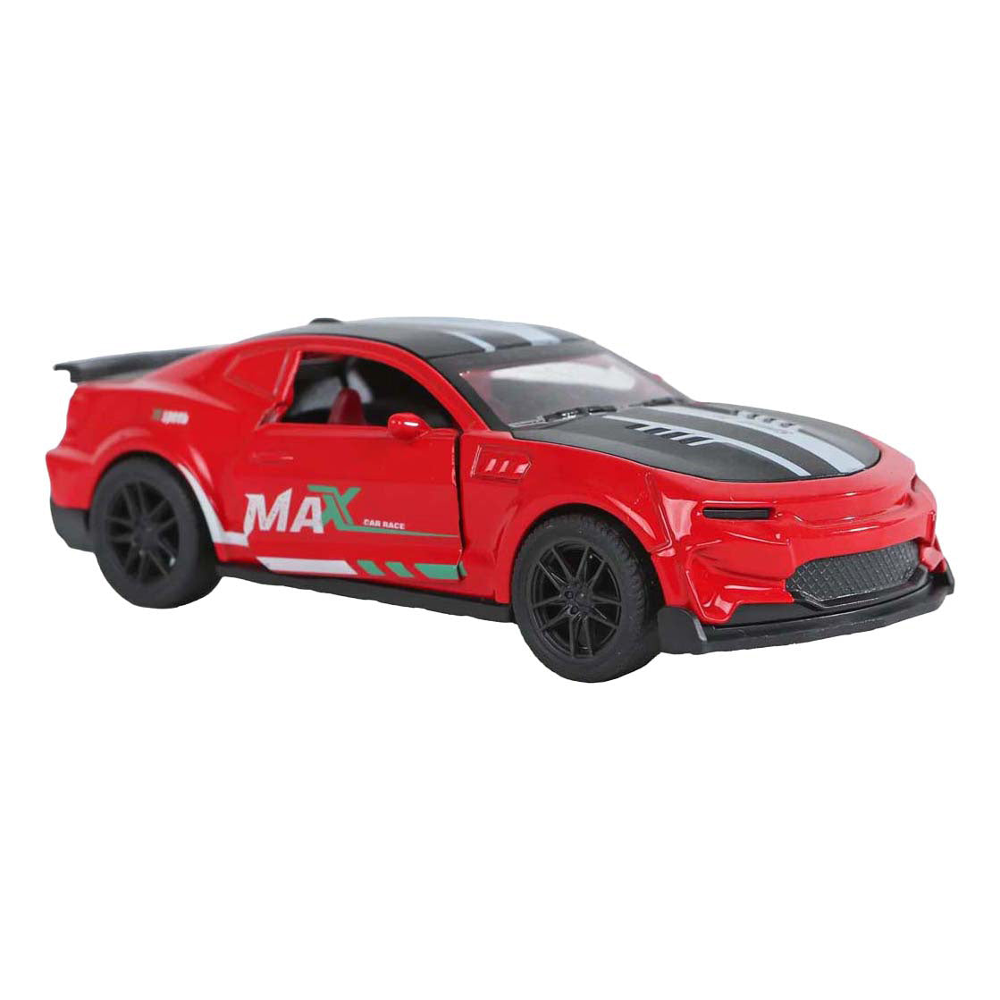 Coche deportivo para 2 juegos con retroceso de 11,5 cm.