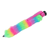 Penna arcobaleno jumbo soffice e glamour - 28 cm - afbeelding 1