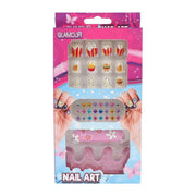 Unghie artificiali glamour con diamanti - 12 pz. - afbeelding 2