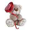 Portami a casa orsetto di peluche con cuore a palloncino - 20 cm