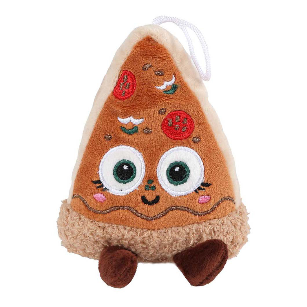Fluffy menu food pluchen knuffeltje - 13cm