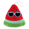 Menú esponjoso peluche fruta con gafas de sol - 6cm