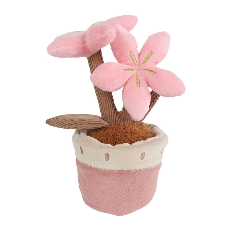 Planta de peluche Take me home con 2 flores l - 24cm