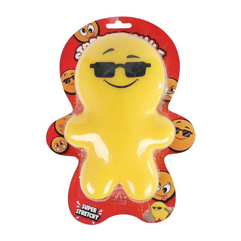 Emoji poppetje squeeze anti-stress 17cm