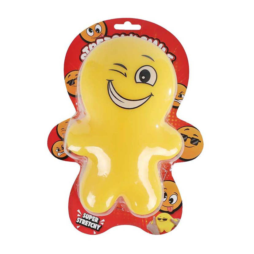 Emoji poppetje squeeze anti-stress 17cm