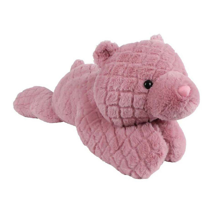 Osito de peluche mini club acostado rosa - 70cm