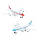 2-play metal airplane pull back - 16 cm