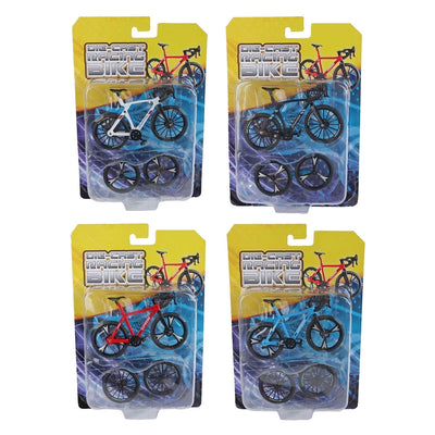 Bicicleta de carreras de metal con ruedas de repuesto - 10cm