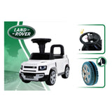 Land rover loopauto wit met geluid - 67 cm - afbeelding 3