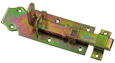Mack 1069124 - candado corredero amarillo claro galvanizado 120 mm | 5 piezas