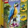 Lego creator 3-in-1 - exotische papegaai constructiespeelgoed (31136)
