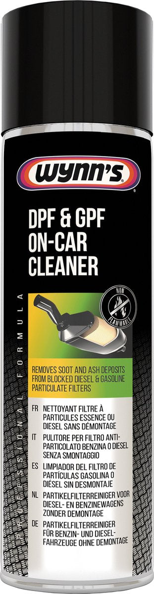 Wynn's detergente per filtri antiparticolato dpf gpf on-car 500 ml