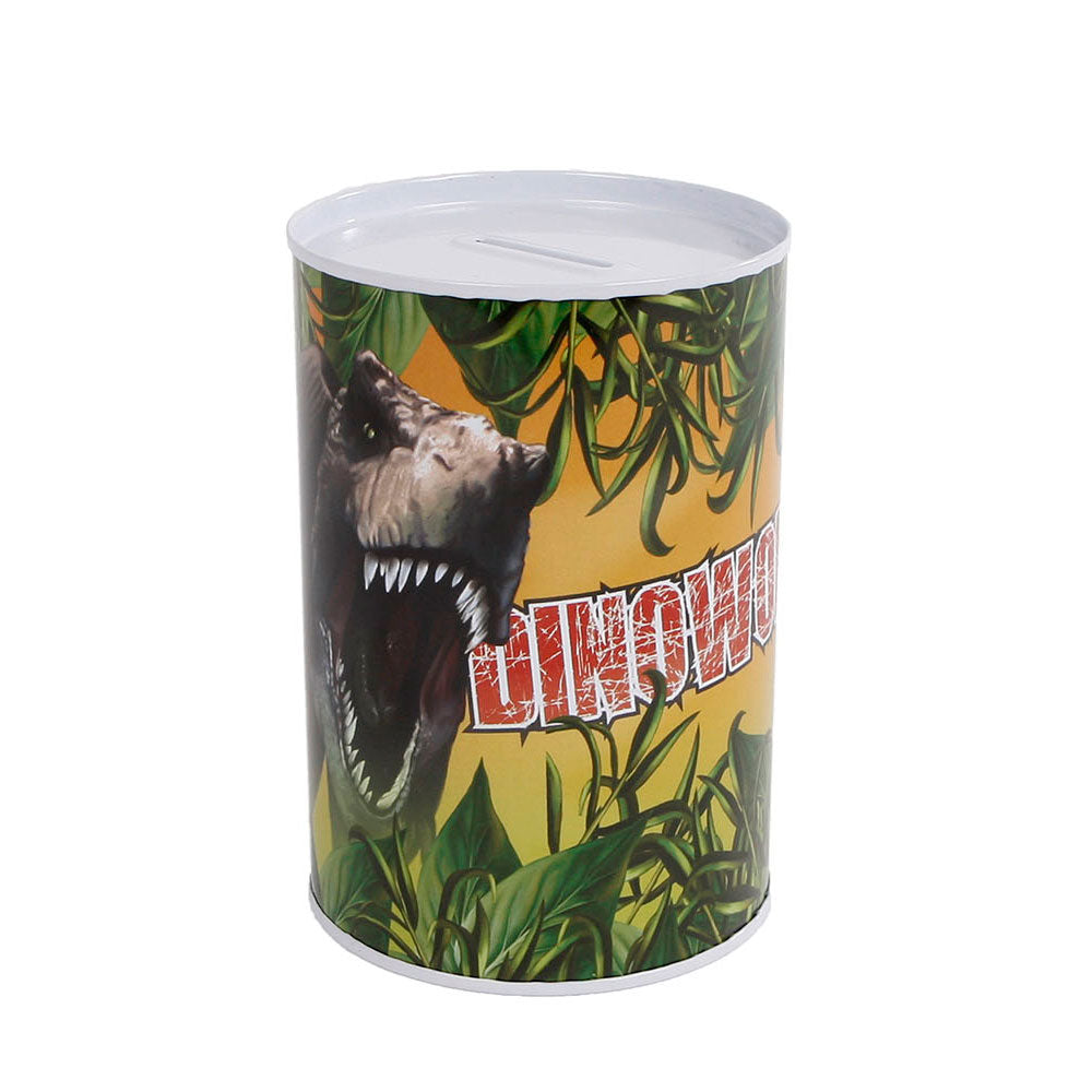 Money box Dinoworld metal