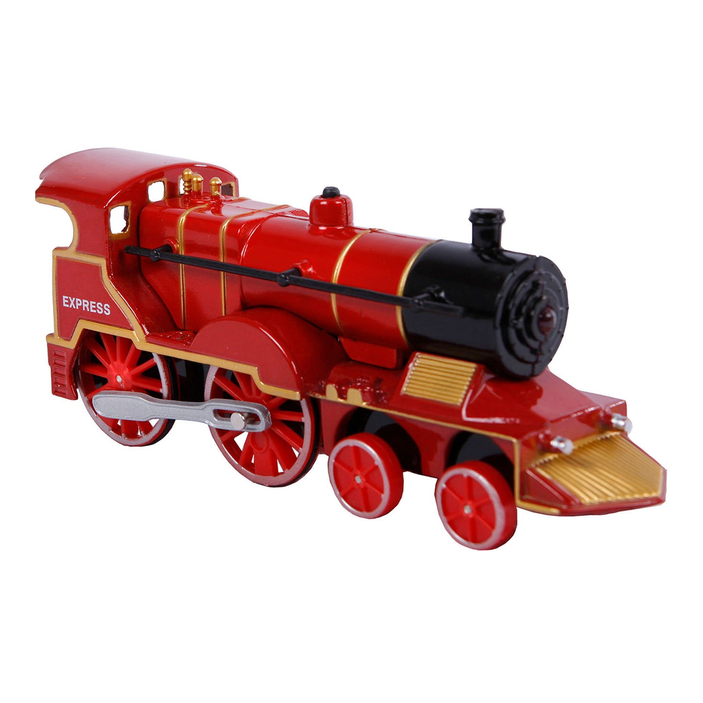 Locomotiva a gamba da 2 giochi con luce e suono, 14 cm