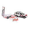 Kids Globe Die Cast Police Volvo XC90 con Arrowwagen NL