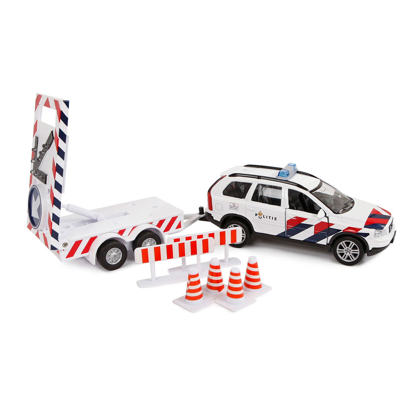 Kids Globe Die Police Volvo XC90 con Arrowwagen NL