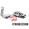 Kids Globe Die Cast Police Volvo XC90 con Arrowwagen NL