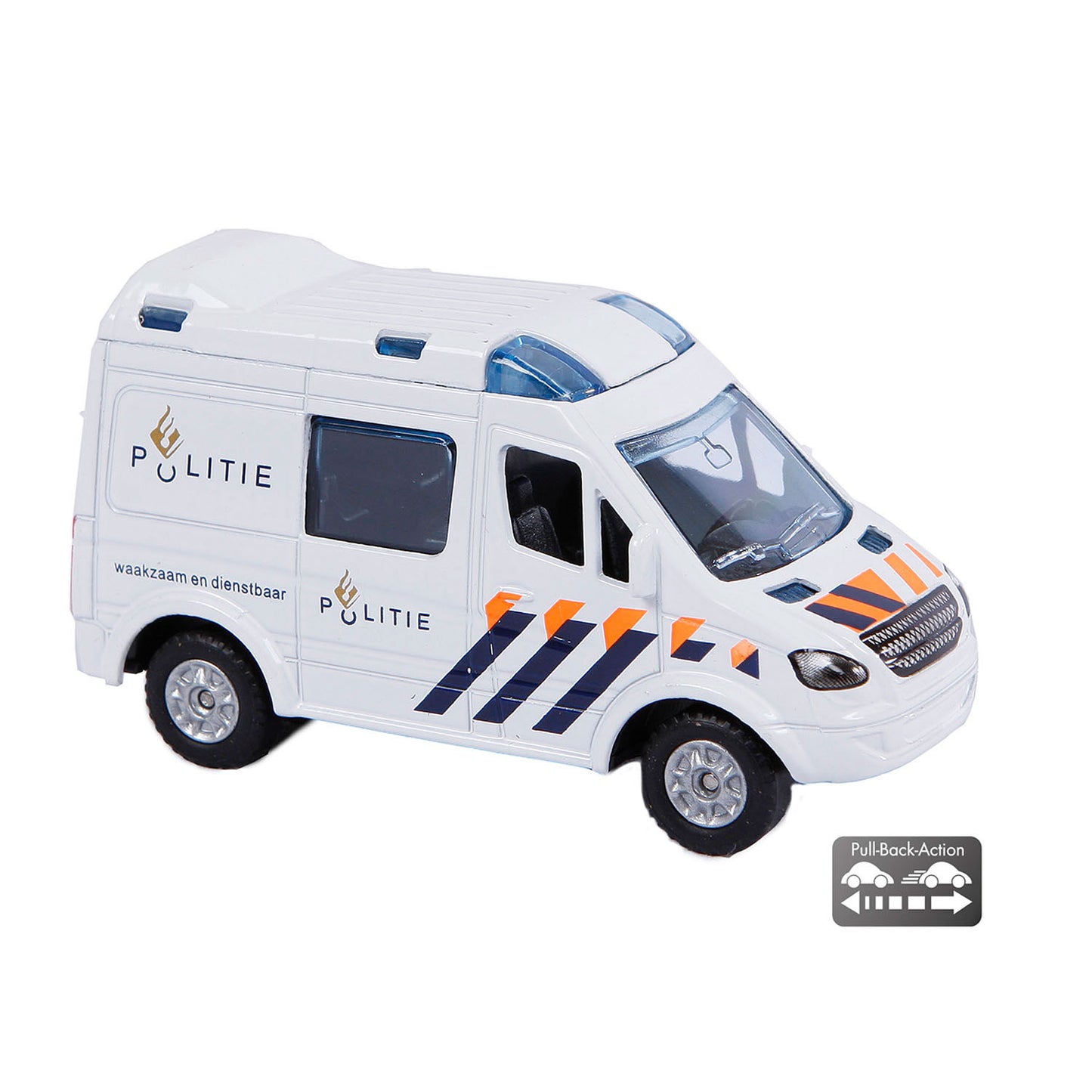 Kids Globe Die Cast Police Car NL, 8 cm