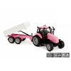 Kids globe tractor met aanhanger die cast rose l g