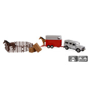 Kids globe land rover met paardentrailer - afbeelding 2