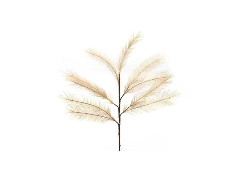 Hbx natural living pluimgras tak met led 72cm coffee