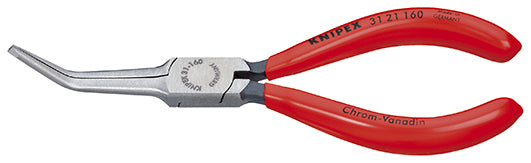 Knipex grijptang (naaldtang) zwart geatramenteerd met kunststof bekleed 160 mm - 3121160
