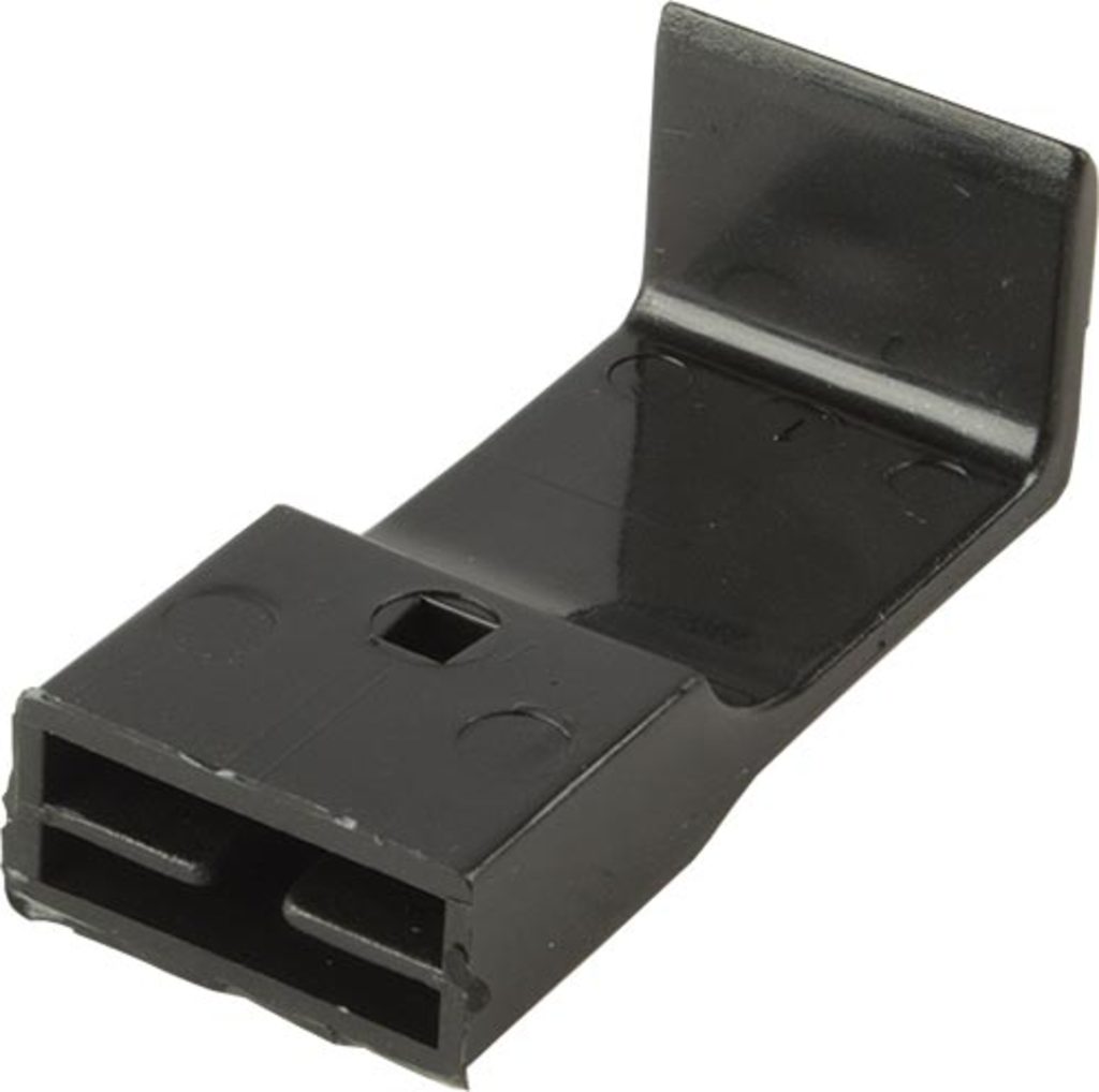 Montaggio schermo catena Axa in PVC nero