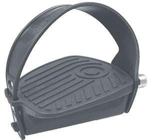 Marwi Set di pedali per cyclette SP-250 con bilanciere orizzontale nero (confezione da officina)